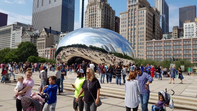 Kunstwerk Chicago Reiseblog Reisebericht