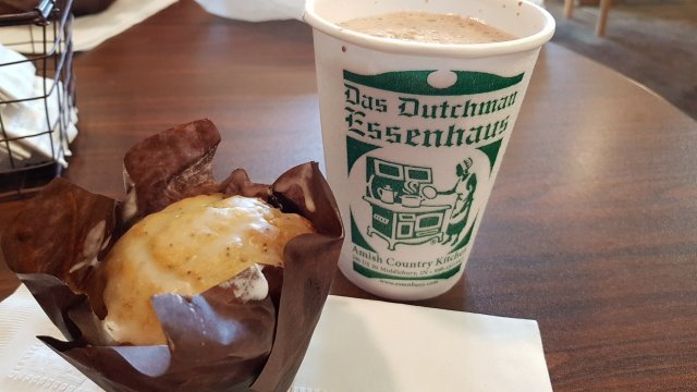 Kaffeepause im Dutchman Essenhaus