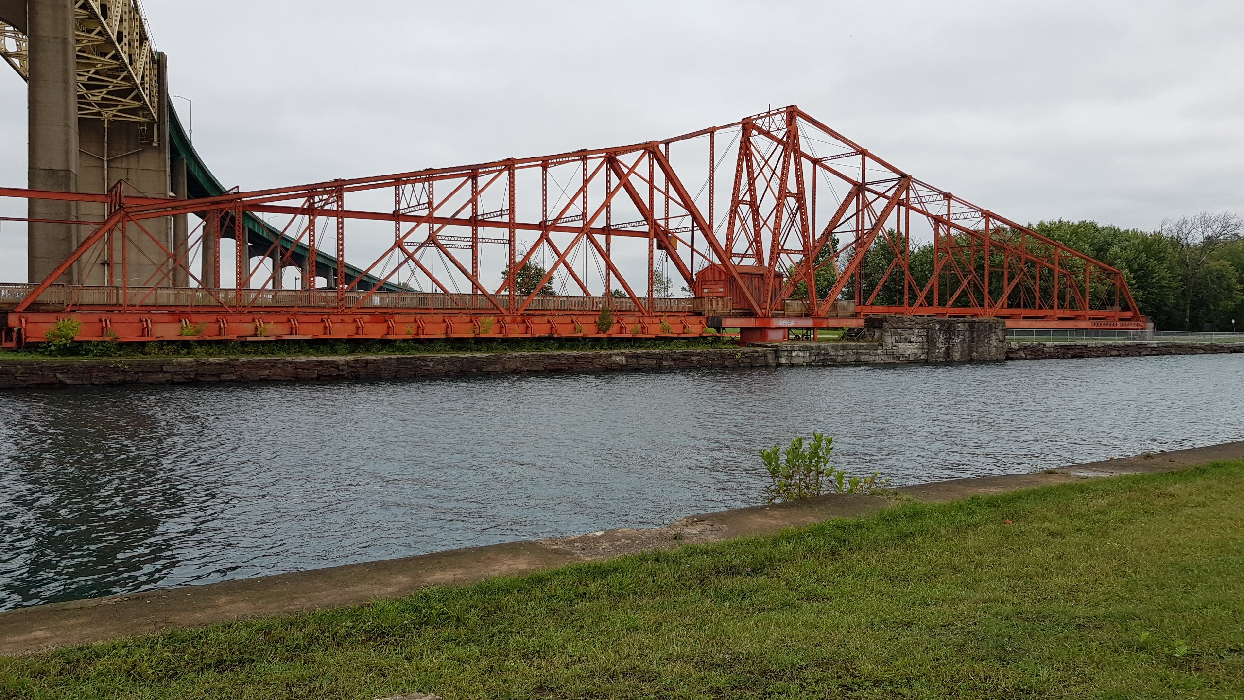 Behelfs- Rettungsbrücke Sault Ste.Marie Kanal