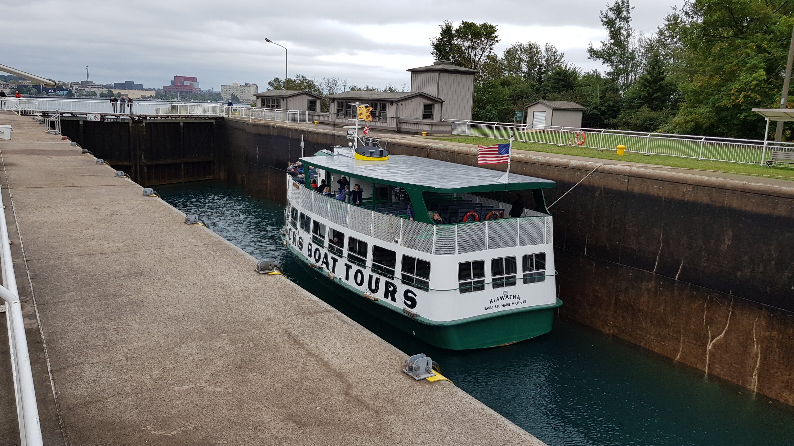 Bootstour alter Kanal Sault Ste.Marie