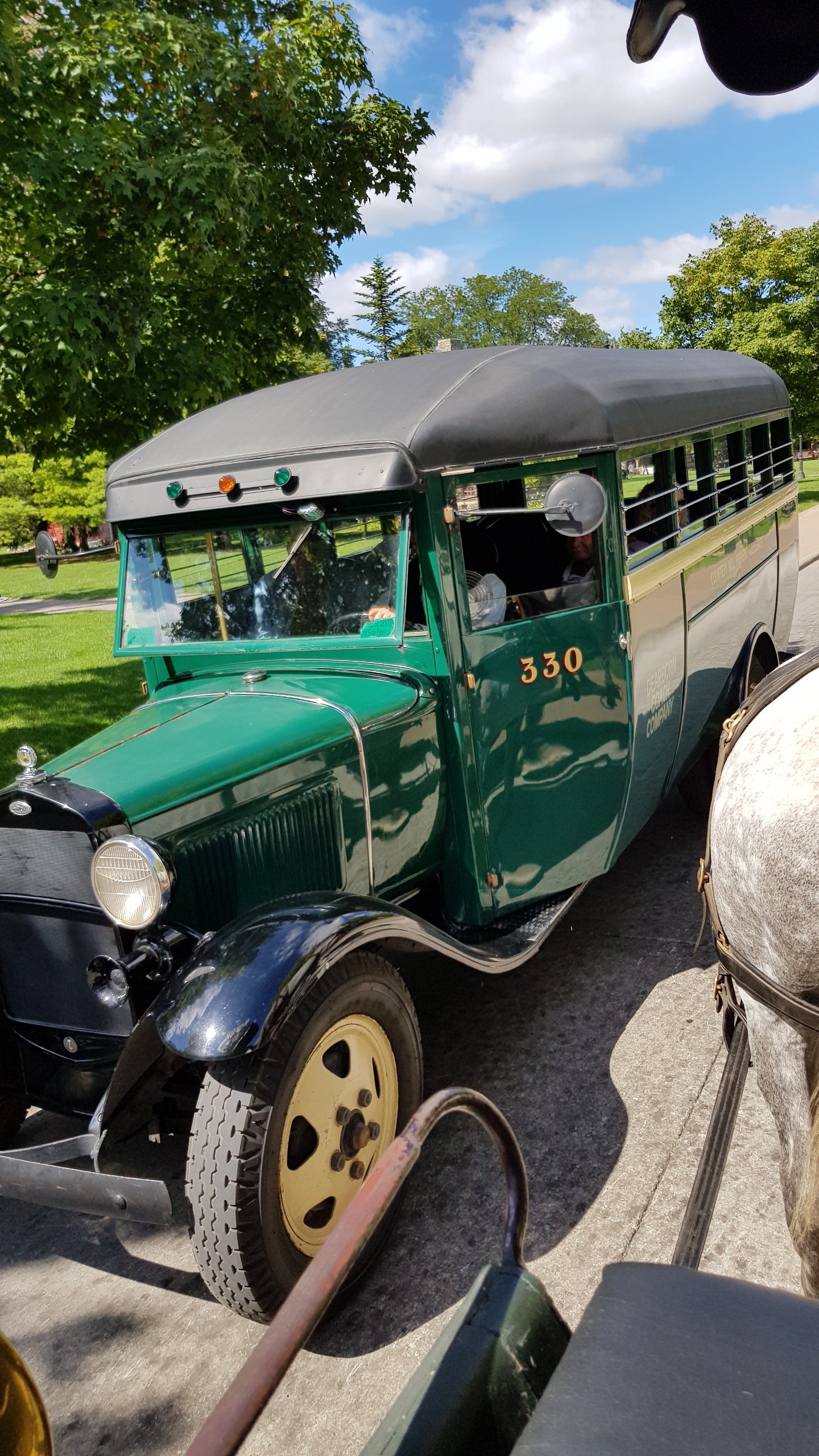 Busfahrten unbedingt mitmachen in Greenfield Village Detroit